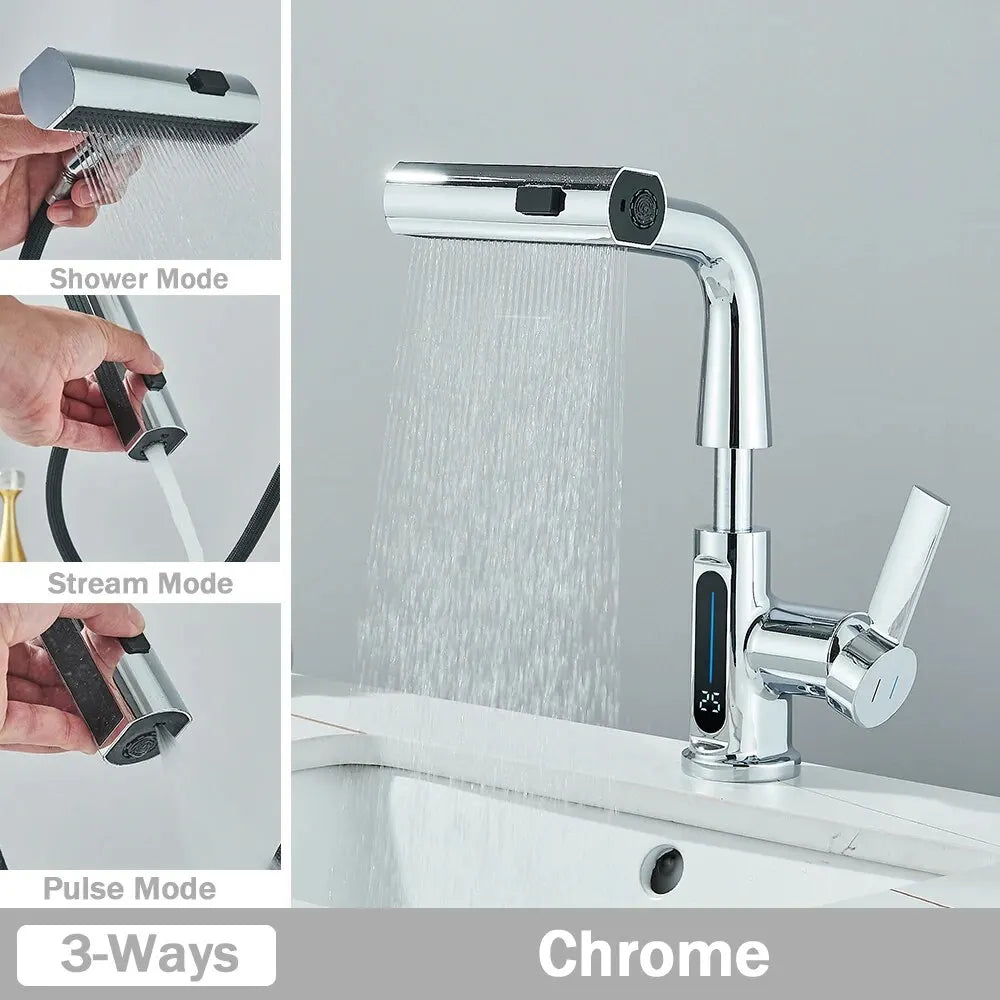 Digital Display Basin Faucet