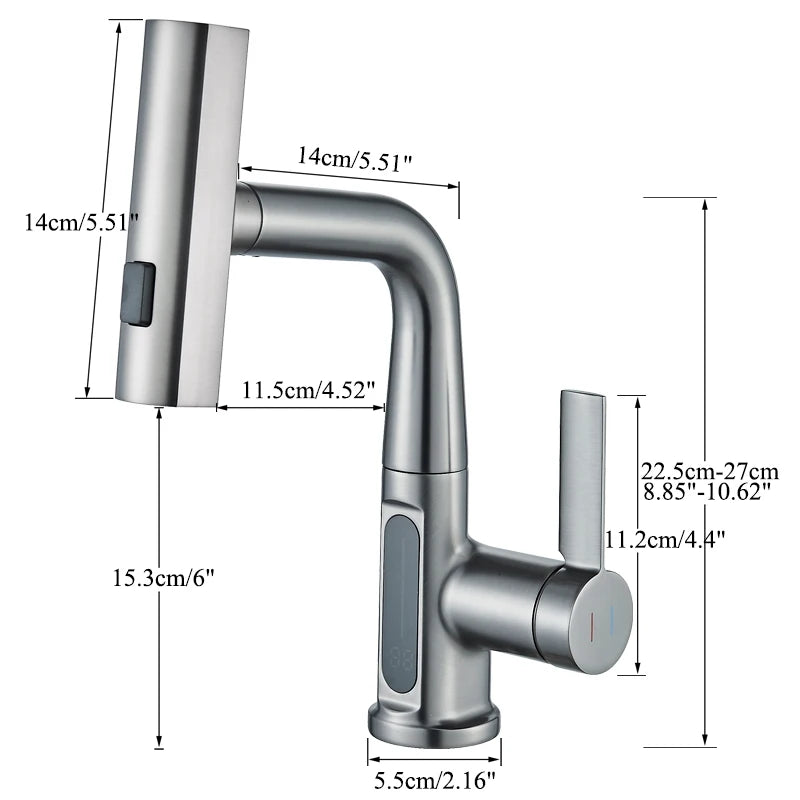Digital Display Basin Faucet